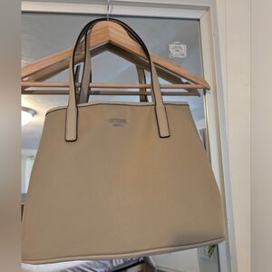 G by Guess Tan Tote with Black Trim
